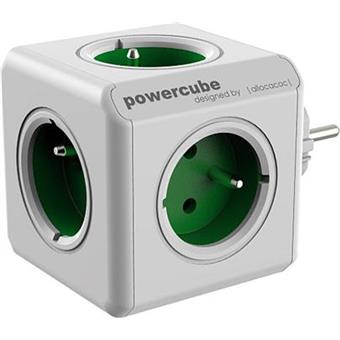 Zásuvka PowerCube ORIGINAL, Green, 5-ti rozbočka