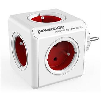 Zásuvka PowerCube ORIGINAL, Red, 5-ti rozbočka