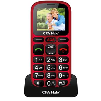 CPA HALO 16 ČERVENÝ s nabíjecím stojánkem