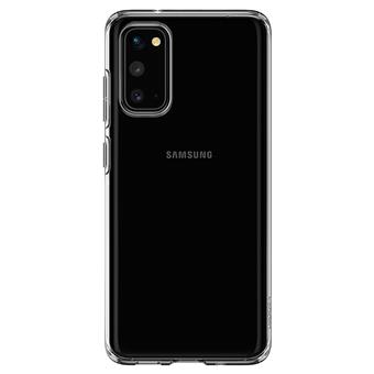 Ochranný kryt Spigen Liquid Crystal pro Samsung Galaxy S20 transparentní