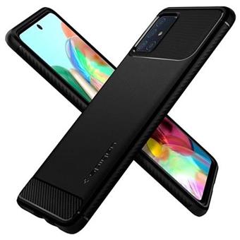 Ochranný kryt Spigen Rugged Armor pro Samsung Galaxy A71 černý