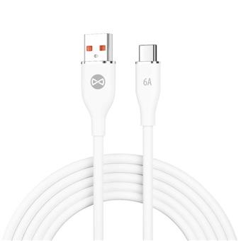 Datový kabel Forever USB/USB-C 1m 66W bílý