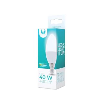 LED žiarovka Forever C37 E14 6W teplá biela (3000K)