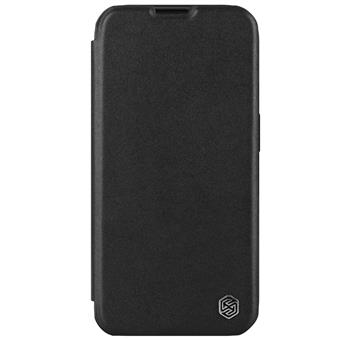 Nillkin Qin Book PRO Plain Leather Pouzdro pro Apple iPhone 15 Pro Max Classic Black