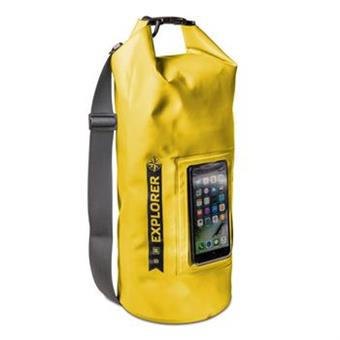Voděodolný vak CELLY Explorer 10L, žlutý