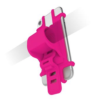 Držák CELLY EASY BIKE na řídítka, růžový