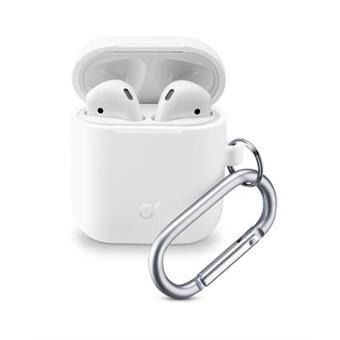Kryt Cellularline Bounce AirPods 1 & 2, bílý