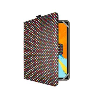 Pouzdro pro 10,1" tablety FIXED Novel, motiv Dots