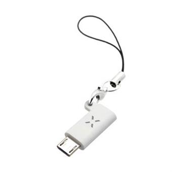 Redukce FIXED z USB-C na microUSB, bílá