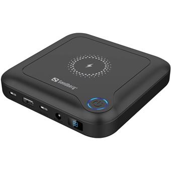 Sandberg All-in1 Laptop Powerbank 24000, černý