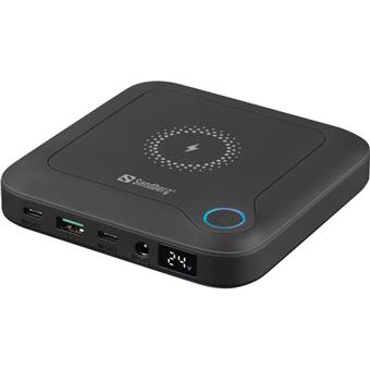 Sandberg All-in1 Laptop Powerbank 25000, čierny