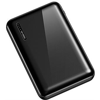 USAMS US-CD104 Dual USB Power Bank 5000mAh Black