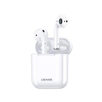 USAMS LP Dual Bluetooth Stereo Headset White