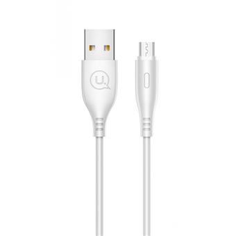 USAMS SJ268 Round Micro USB Datový Kabel White
