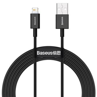 Baseus CALYS-A01 Superior Fast Charging Dátový Kábel USB to Lightning 2.4A 1m Black