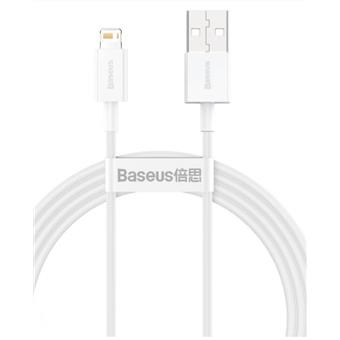 Baseus CALYS-B02 Superior Fast Charging Kabel Lightning 2.4A 1.5m White