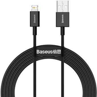 Baseus CALYS-C01 Superior Fast Charging Datový Kabel USB to Lightning 2.4A 2m Black