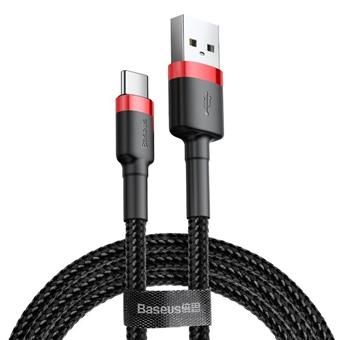 Baseus CATKLF-B91 Cafule Kabel USB-C 3A 1m Red/Black
