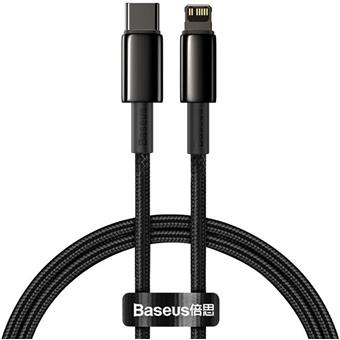 Baseus CATLWJ-01 Tungsten Gold Fast Charge Kabel USB-C to Lightning 20W 1m Black