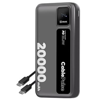 OBAL:ME CablePulse Powerbanka 20000mAh 22,5W Black