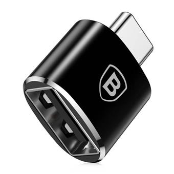 Baseus CATOTG-01 Adaptér z USB-A na USB-C Black