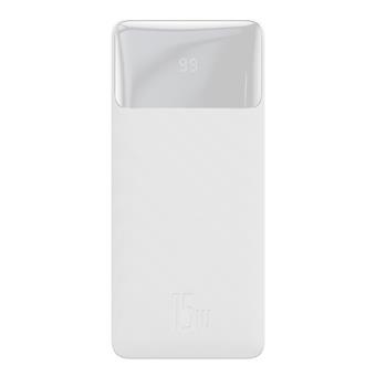 Baseus Bipow powerbanka 10000mAh 15W bílá