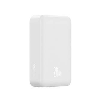 Baseus EnerFill FM41 Ultra Mini 20W Magnetická Powerbanka 20000mAh White