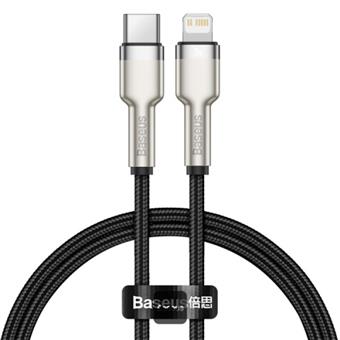 Baseus datový kabel Cafule USB-C na Lightning 0,25m PD 20W černý