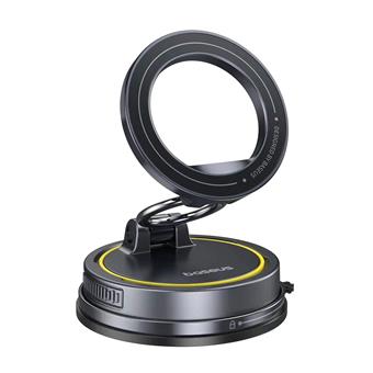 Baseus VC2 Flex Suction Cup Magnetický Držák do Auta Cosmic Black