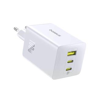 Baseus EnerFill FE11 Fast Nabíječka USB-A + USB-C + USB-C 100W Moon White