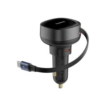 Baseus Enjoyment Pro Nabíjačka do Autá USB-C 60W Cluster Black