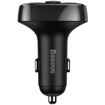 Baseus bluetooth MP3 FM Transmiter s nabíjením 2xUSB 3.4A černý