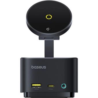 Baseus Nabíjecí stanice MagPro 7v1 s bezdrátovým nabíjením 15W cosmic black