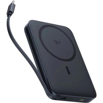 Baseus Powerbanka PicoGo Qi2 10000mAh 27W s kabelem USB-C černá