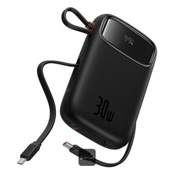 Baseus Powerbanka Qpow2 20000mAh 30W s USB-C káblom čierna
