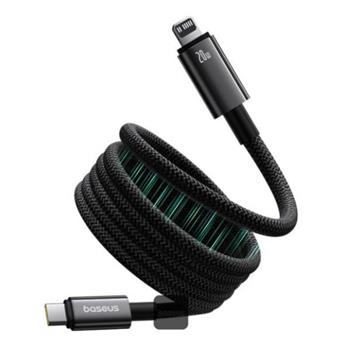 Baseus Magnetický nabíjecí kabel Tungsten USB-C/Lightning 1m 20W černý