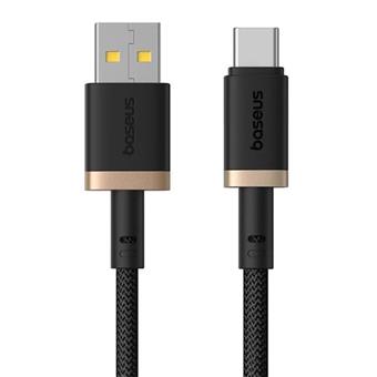Baseus Rychlonabíjecí kabel Dura USB/USB-C 2m 60W černo zlatý
