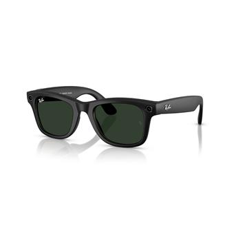 Meta Ray-Ban Gen1 Wayfarer - Matte Black/Clear to Graphite Green Transitions (Large)