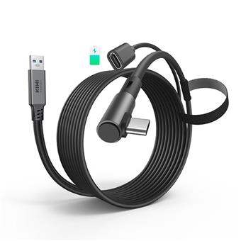 Kiwi design 4M Link Cable with charing, Black
