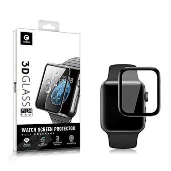 Mocolo 3D Tvrzené Sklo Black pro Apple iWatch 1,2,3,4 42mm