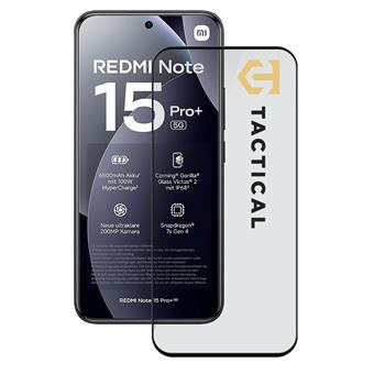 Tactical Glass Shield 5D sklo pro Xiaomi Redmi Note 15 Pro+ 4G/5G Black