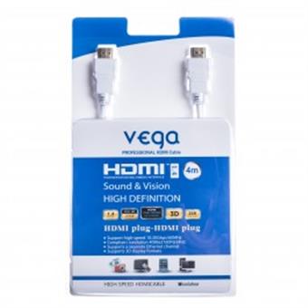 HDMI kabel profesionál 4M - bílá barva