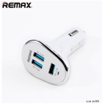 Remax autoadaptér 6,3 A - bílá barva
