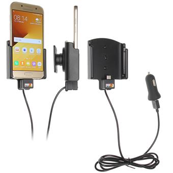 Brodit držiak do auta nastaviteľný s USB-C a nabíjaním z cig. zapaľovače/USB š.62-77 mm, hr. 6-10