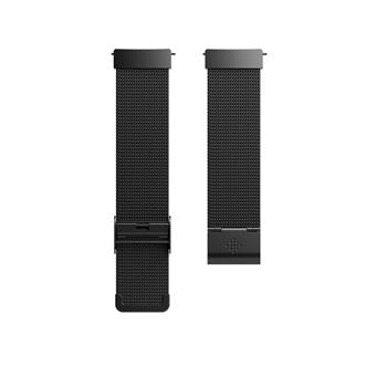 Fitbit Versa řemínek Metal Mesh Black Stainless