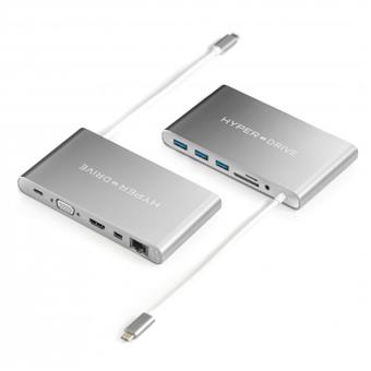 HyperDrive™ Ultimate USB-C Hub - Stříbrný