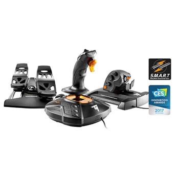 Thrustmaster Joystick T16000M FLIGHT PACK + plynový pedál + pedálová sada, pro PC