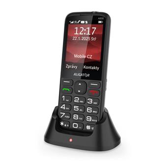 ALIGATOR A930 GPS Senior černý +st.nab.