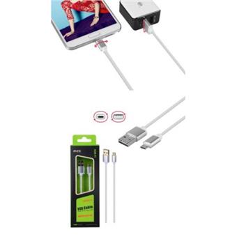 ALIGATOR Datový a nabíjecí kabel PLUS, Micro USB, oboustranný, (K3371), zlatý