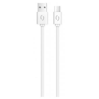 ALIGATOR Datový kabe 2A USB-C 2m, bílý